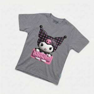 Kaos Kuromi Pink - warna Abu-abu
