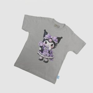 Kaos Kuromi Ungu - warna Abu-abu