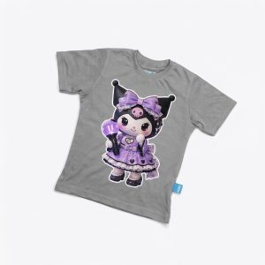 Kaos Kuromi Ungu - warna Abu-abu