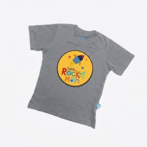 Kaos Little Rocket Man - warna Abu-abu