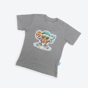Kaos Monster 67 - warna Abu-abu