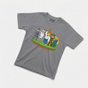 Kaos Roblox - warna Abu-abu